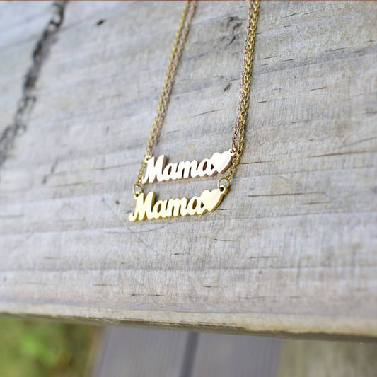 Mama Heart Necklace Perfect Mother's Day Gift