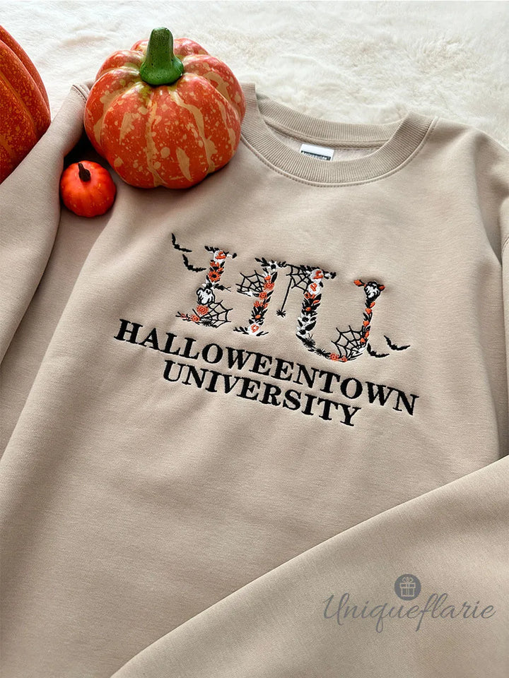 Halloweentown University Embroidery Sweatshirt