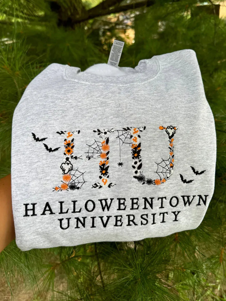 Halloweentown University Embroidery Sweatshirt