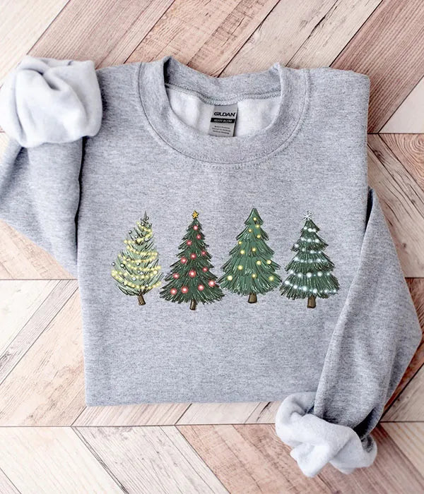 Camiseta/sudadera/sudadera con capucha de árbol de Navidad de Uniqueflaire